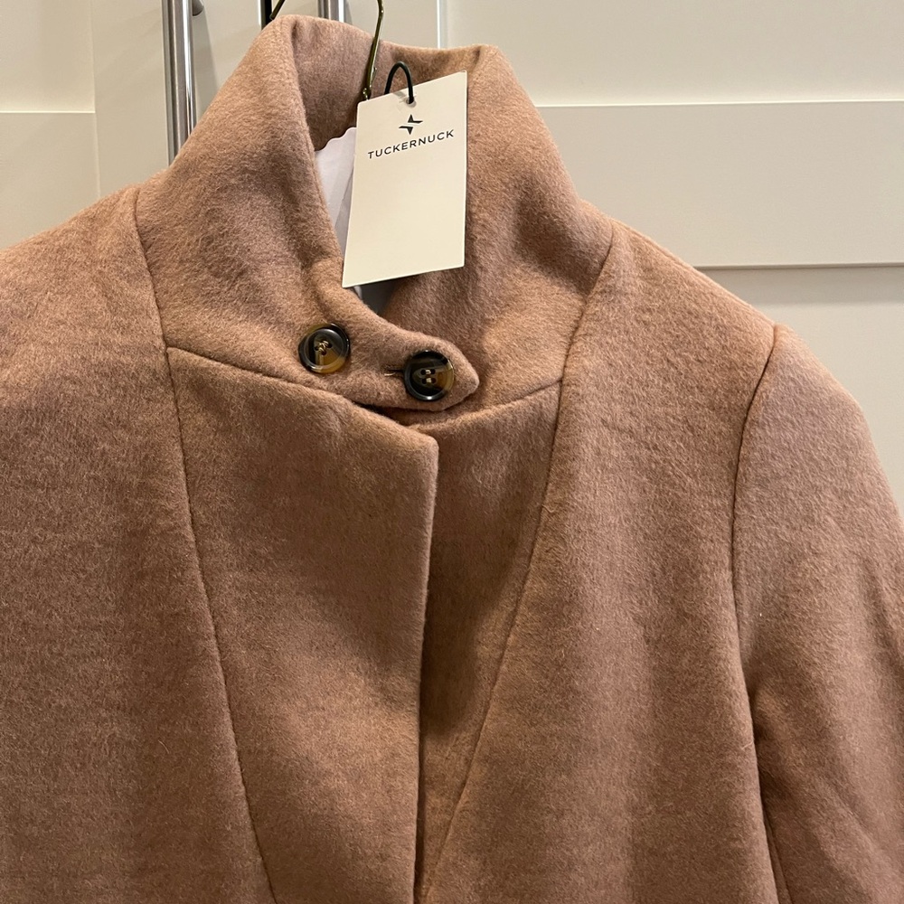 Tuckernuck Camel Emerson Wool Blend Equestrian Popover Jacket Size XXS, NWT - Picture 7 of 13